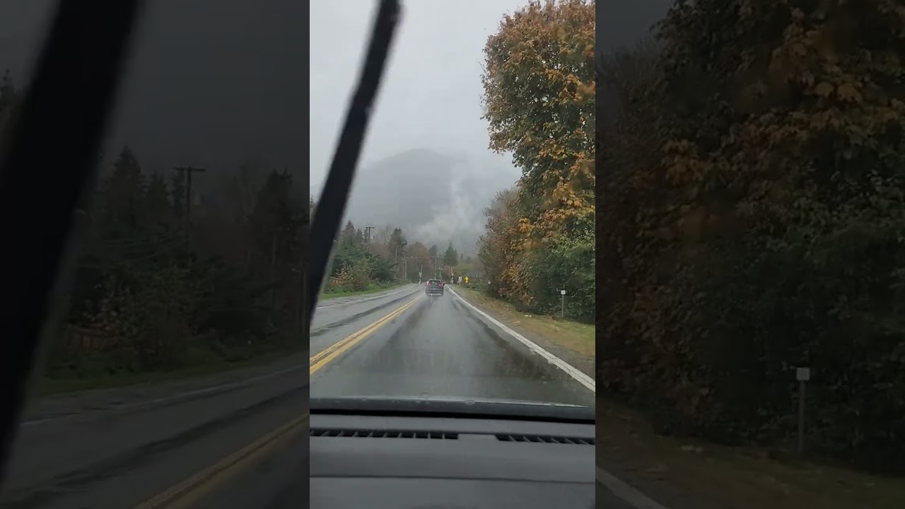 Rainy driving POV: Hatzic to Downtown Agassiz via bc Hwy 7