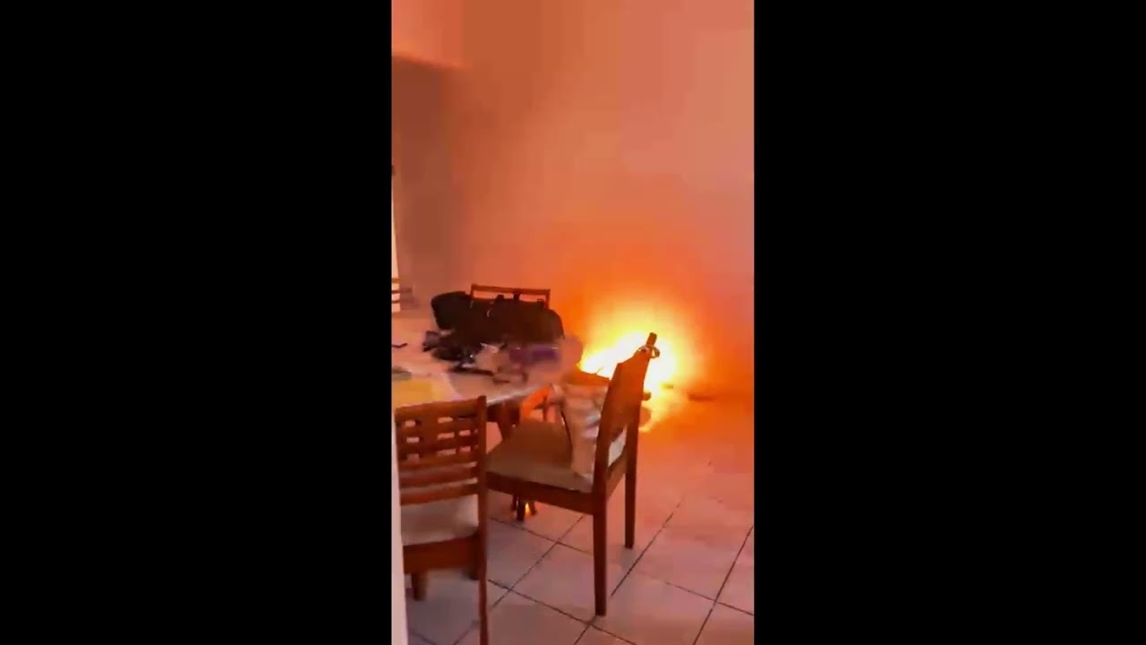Electro bs - The explosion of an electric scooter inside an apartment @YouTube #Viral
