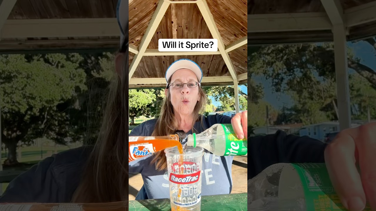 Sprite and Fanta Orange Soda Mix Food Review #foodreview #soda #sodamix #food