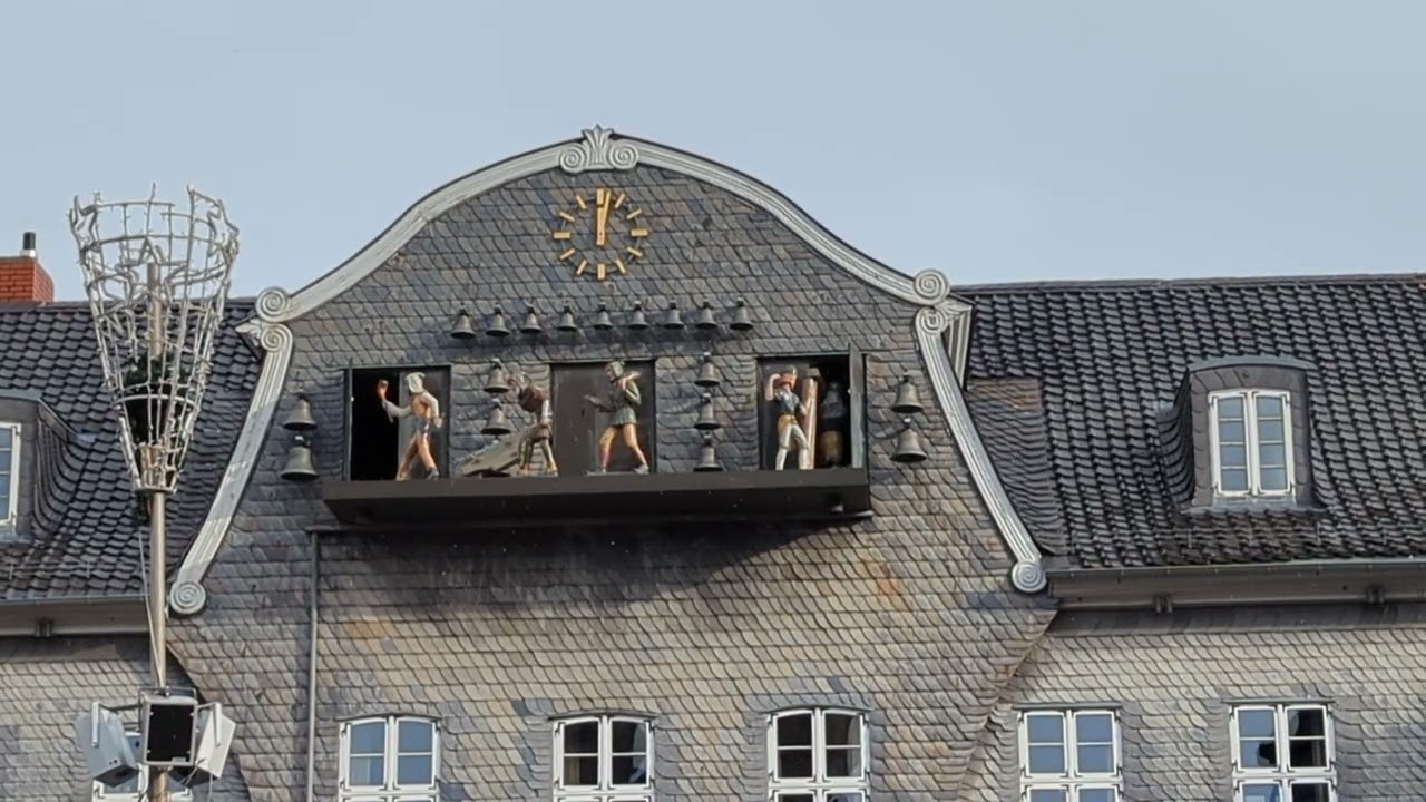 The Enchanting Musical clock of Goslar, a Fairytale Performance 