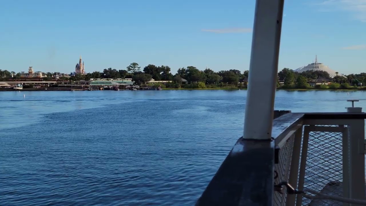 📍 You Are Here - Riding the ferryboat to the Magic Kingdom at Walt Disney World 