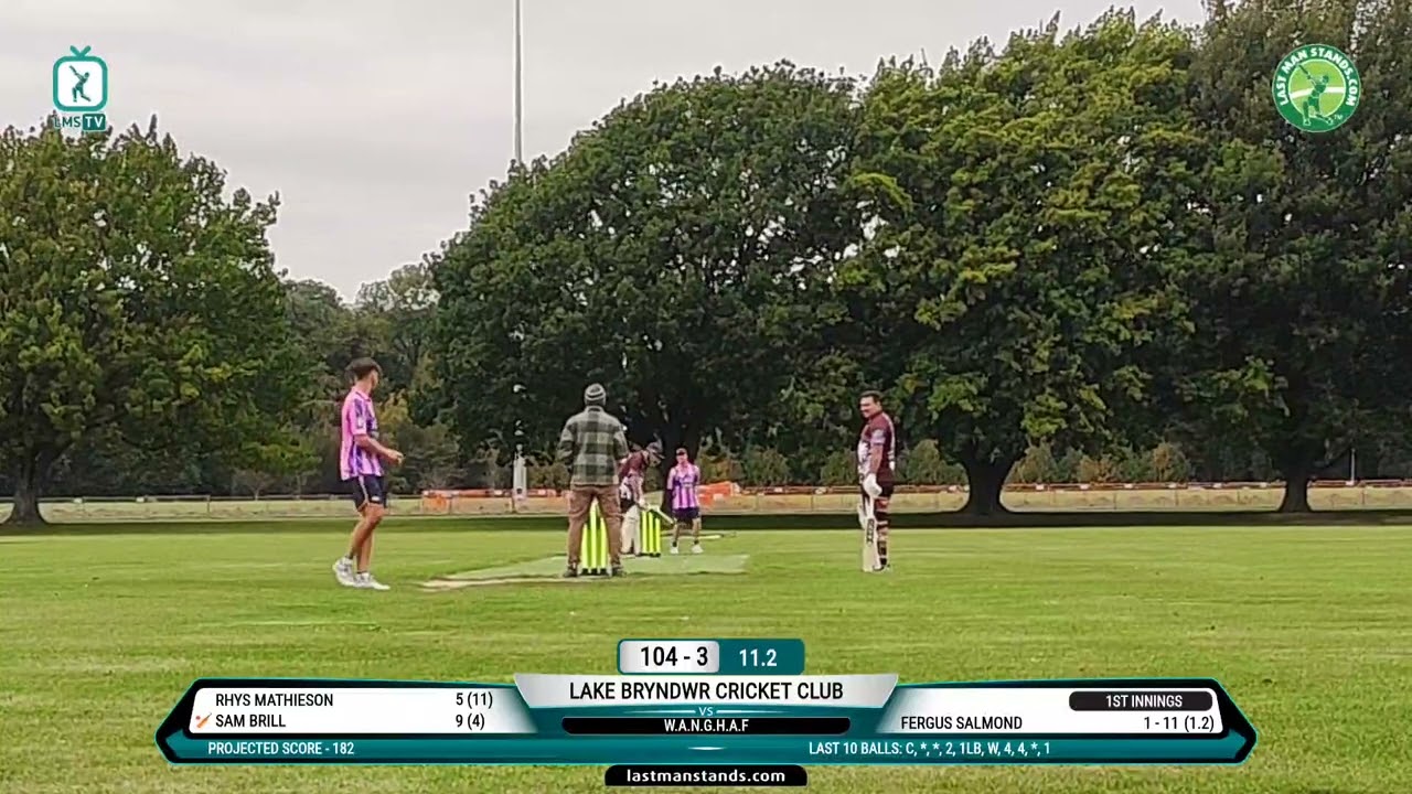 Match Highlights: Lake Bryndwr Cricket Club Vs W.A.N.G.H.A.F