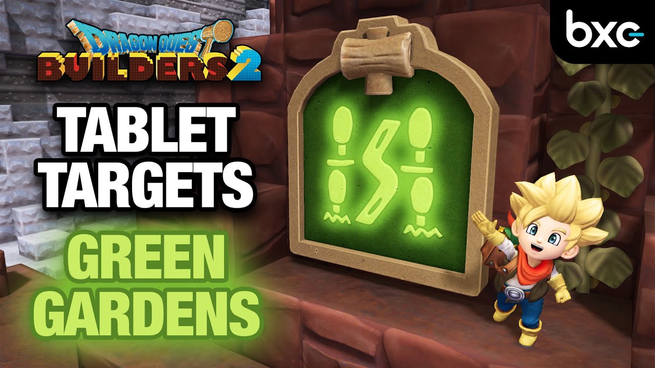 How to complete ALL Green Gardens Tablet Targets | Dragon Quest Builders 2