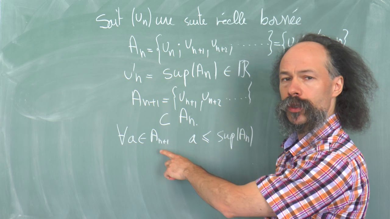 A3 : Notion de limite supérieure pour une suite réelle