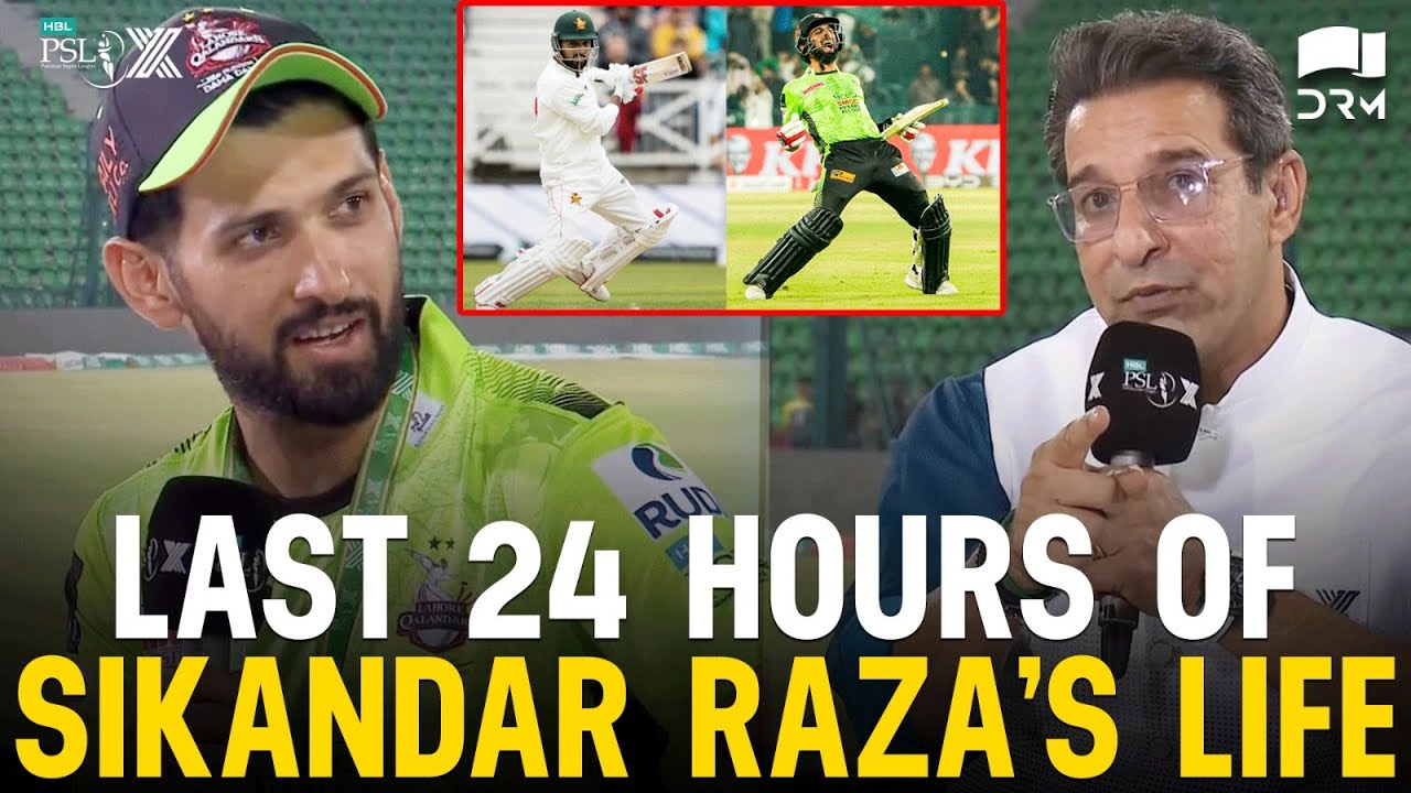 Sikandar Raza Special Interview | Quetta Gladiators vs Lahore Qalandars | M 34 | HBL PSL X | M3O1K