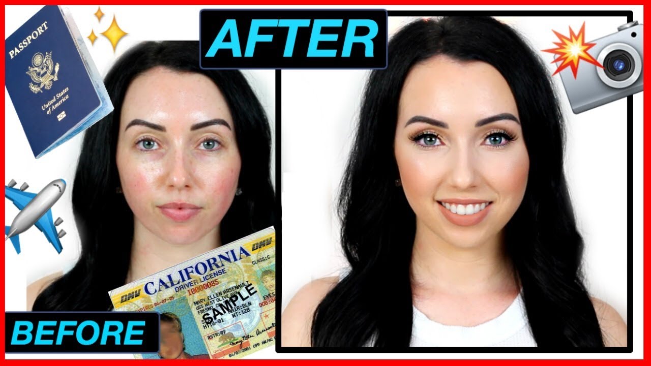 How to LOOK GOOD in Your Passport / License Photo! Makeup Tutorial + Tips! 📷