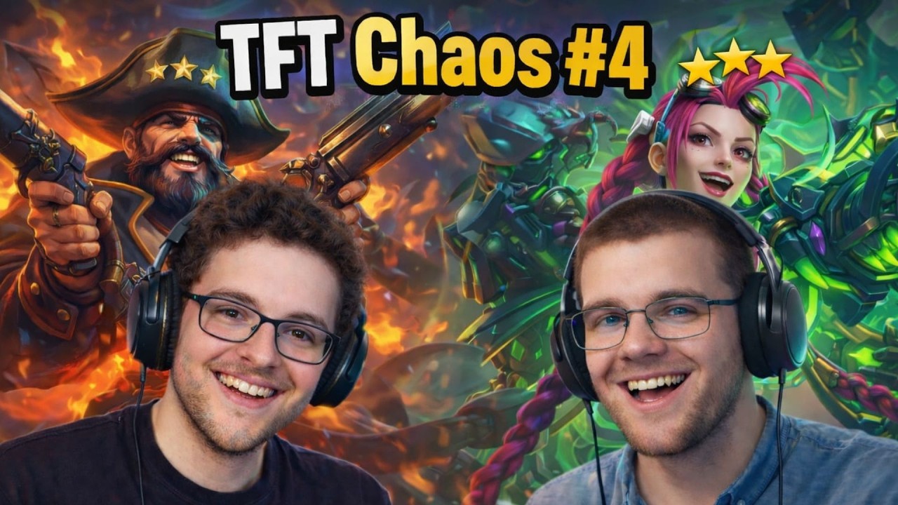 Wir löschen die Lobby in 30 Minuten… 😳 | TFT Double Up Chaos #4 (3★ Jinx und 3★ Gangplank Carry)