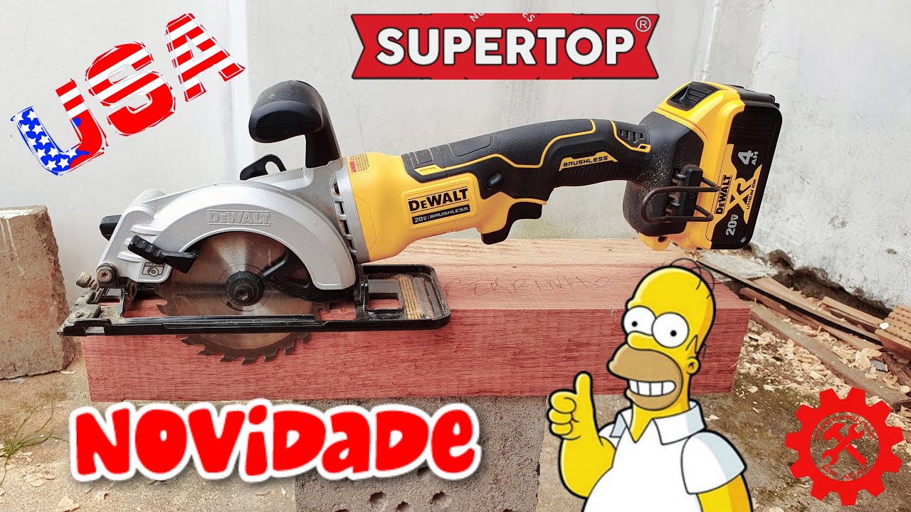 Lançamento DeWALT ATOMIC - Serra Circular 20v (Mini Serra) DCS571