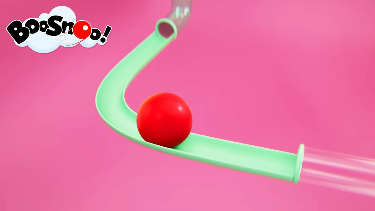 Rolling Through the Pipes with Boosnoo | Calming Sensory Videos For Kids