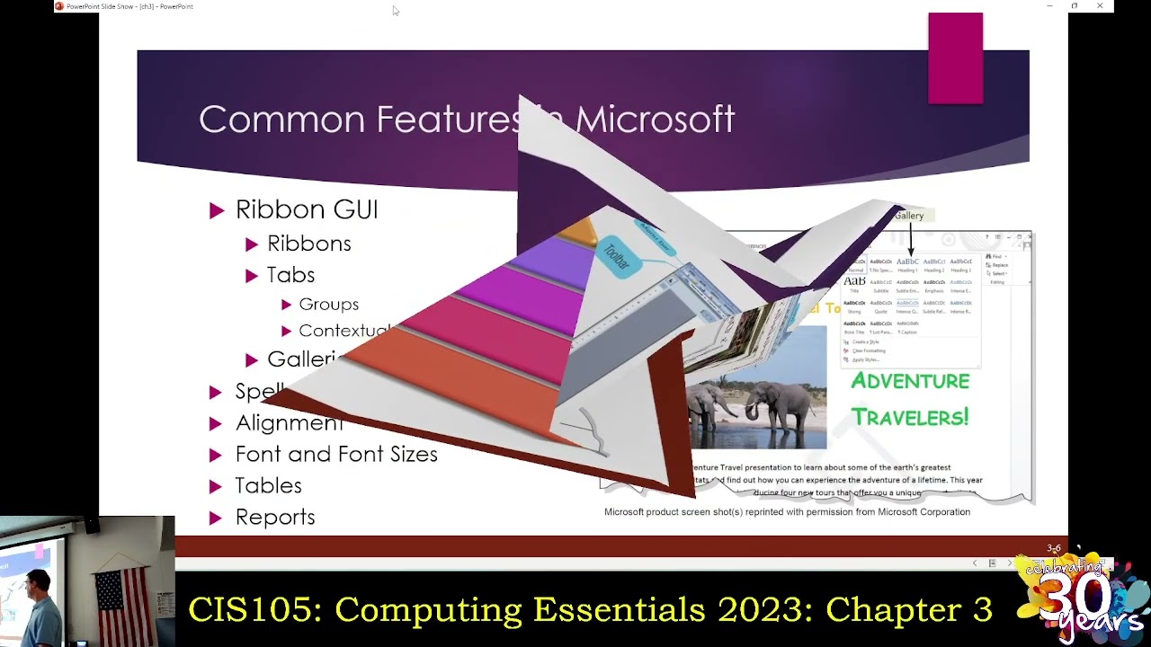 CIS105: 2/10/26: Computing Essentials 2023: Chapter 3 (Application Software)