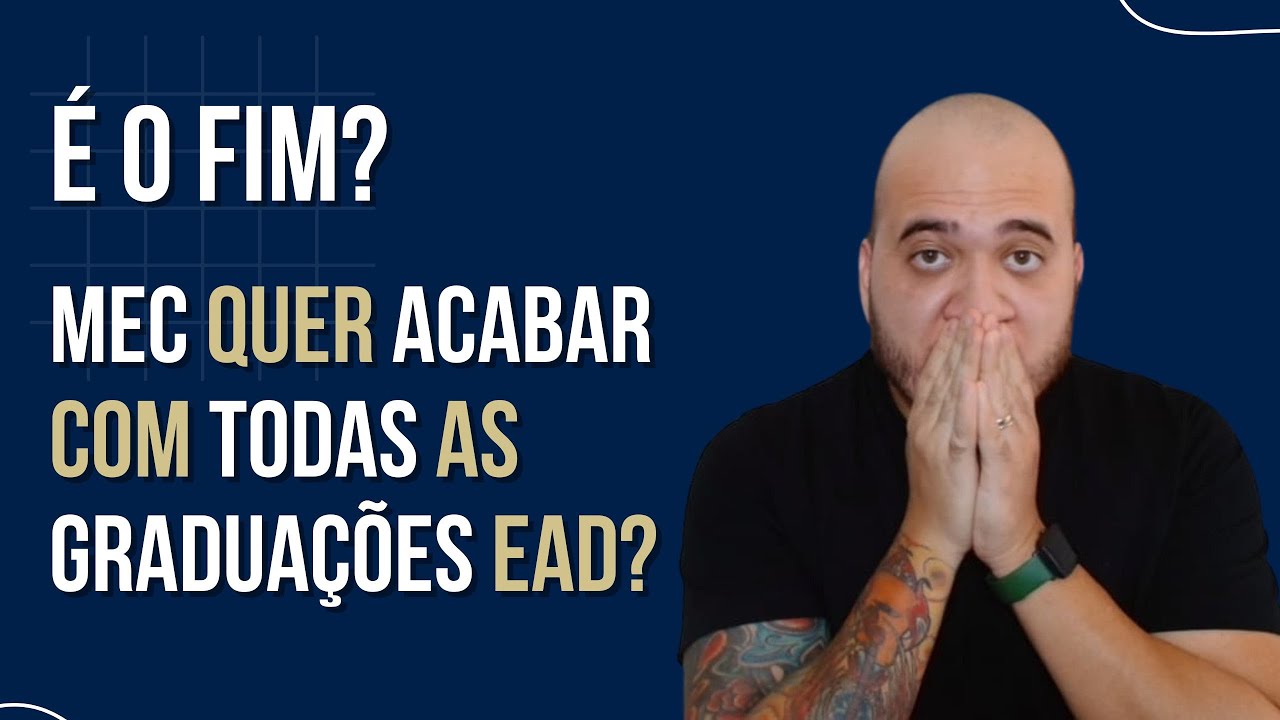 URGENTE: ENTENDA A FALA DO MINISTRO DA EDUCAÇÃO E O QUE ESTÁ EM JOGO SOBRE O FUTURO DO EAD