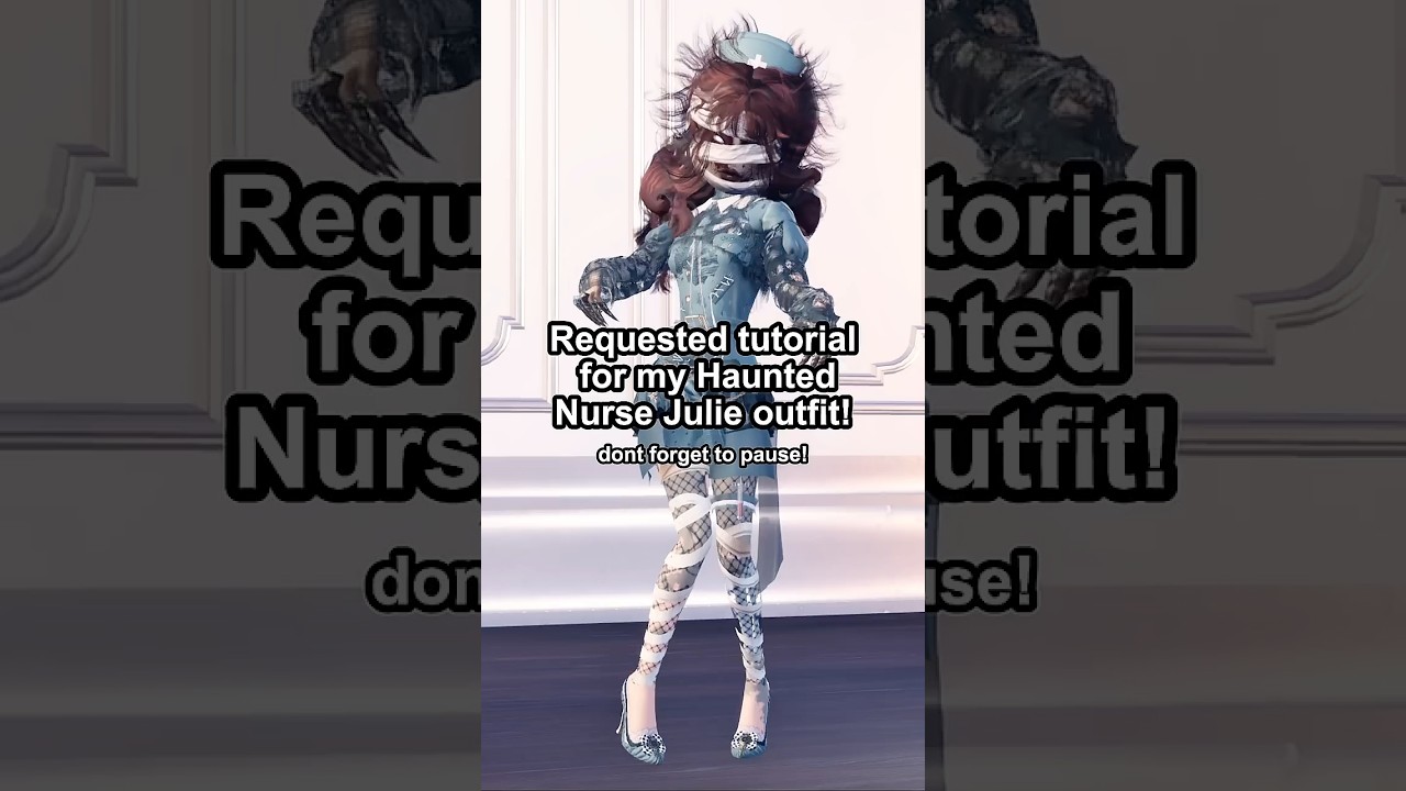 HIGHLY REQUESTED TUTORIAL FOR MY HAUNTED NURSE JULIE OUTFIT! #tuto #dresstoimpressoutfits #halloween