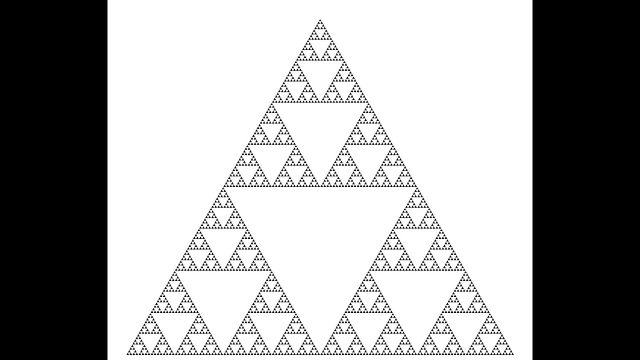 Sierpinski Triangle in MUSIC. Mathematical music fractal - by Andrei Romanov