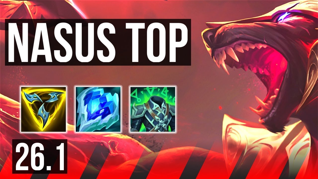 NASUS vs OLAF (TOP) | 41K damage | EUW Diamond | 26.1