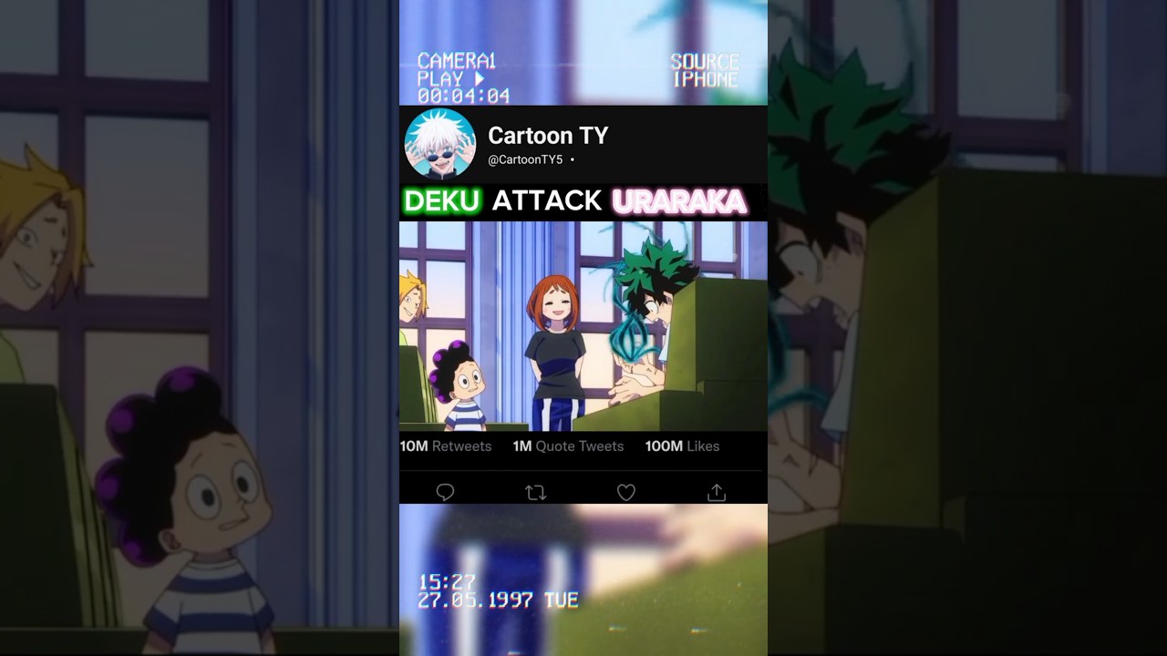 DEKU ATTACK  URARAKA 😳🤣 |#anime #myheroacademia #mha #mhaedit  #shorts