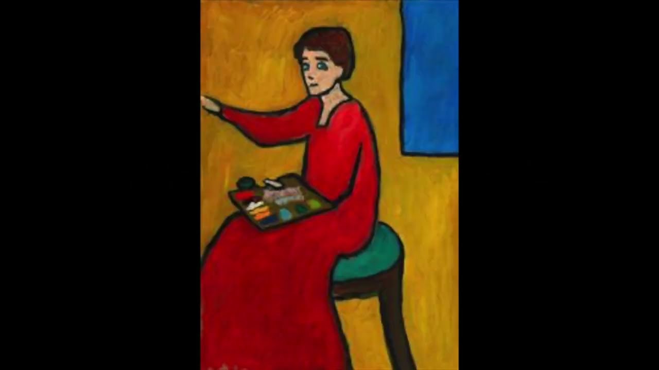 Painting In the Spirit of Gabriele Munter - Bold color, strong outlines & simples shapes