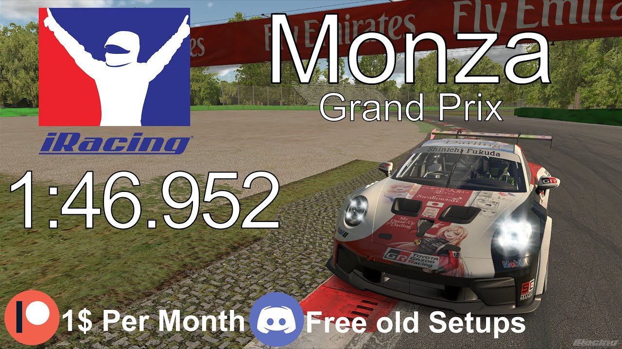 iRacing Hotlap | Porsche 911 Cup (992.2) | Monza Grand Prix | [RM1] | iRacing Setup