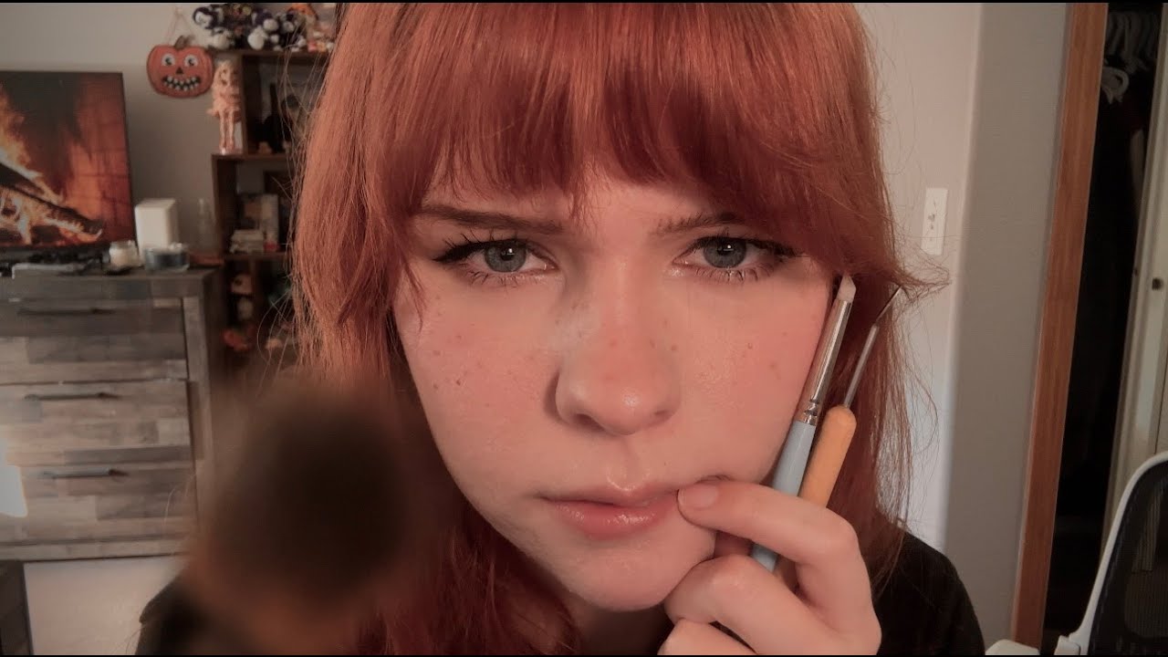 ASMR Perfectionist Obsessive Artist Sculps and Paints You (Camera Touching)