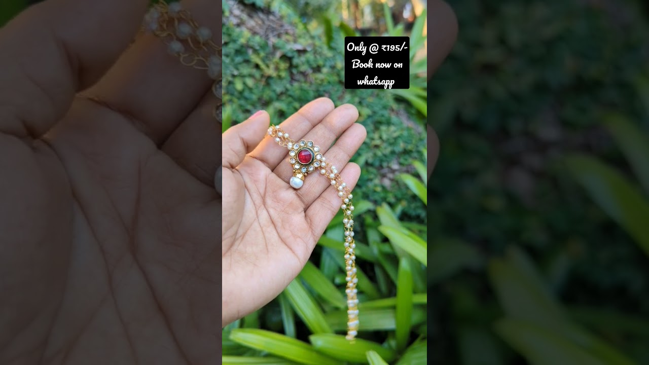 Traditional choker to match your outfit🤩🤩Book your order now📱 +91 99471 43315 #PearlBee