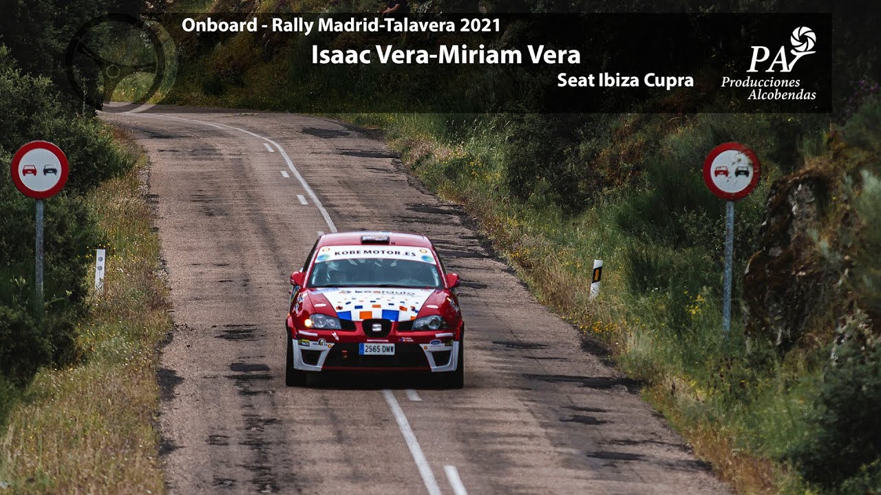 Isaac Vera - Miriam Vera / TC7 Rally Madrid-Talavera 2021 / Seat Ibiza Cupra