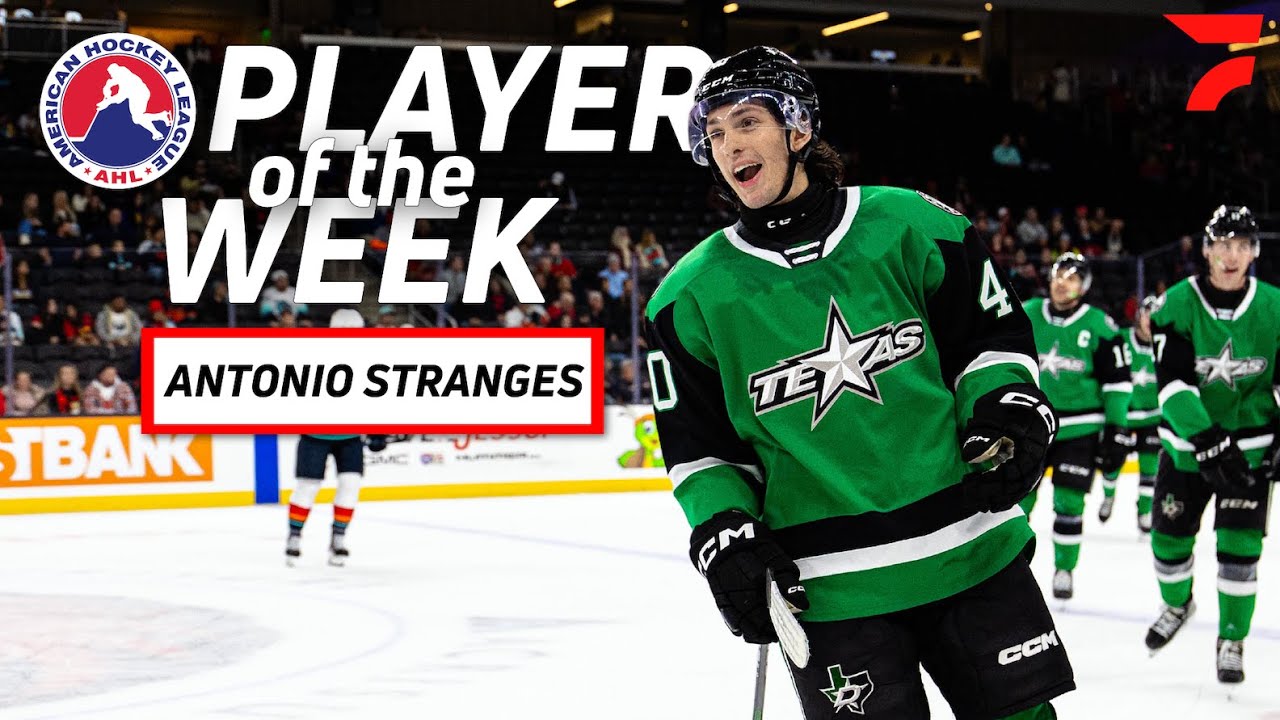 Antonio Stranges Highlights: Texas Stars Forward Earns AHL Player Of The Week Honors