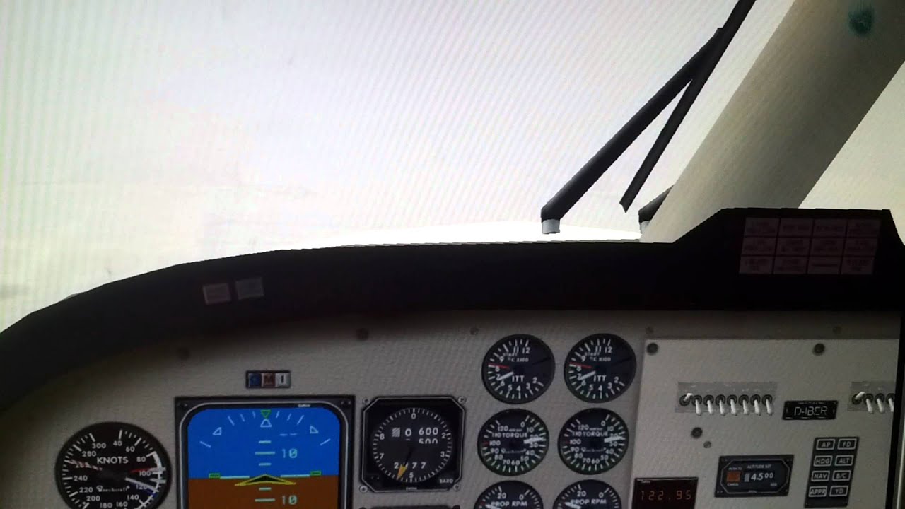 Aterrizaje ILS 27 sevilla NIEBLA EXTREMA