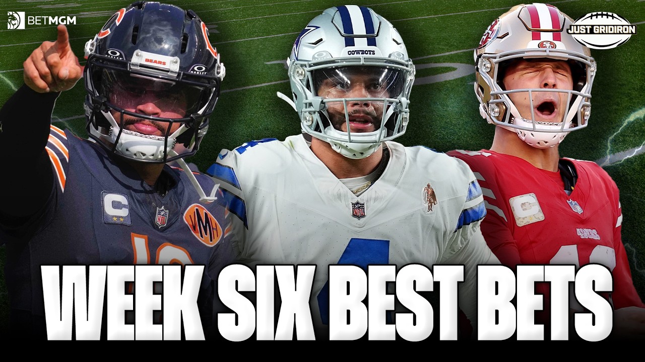 NFL Week 6 BEST BETS & Player Props for Every Game with a Professional Sports Bettor