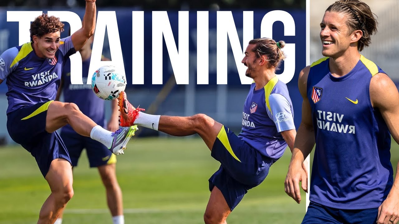 Watch Atletico Madrid Intense Football Training 🔥