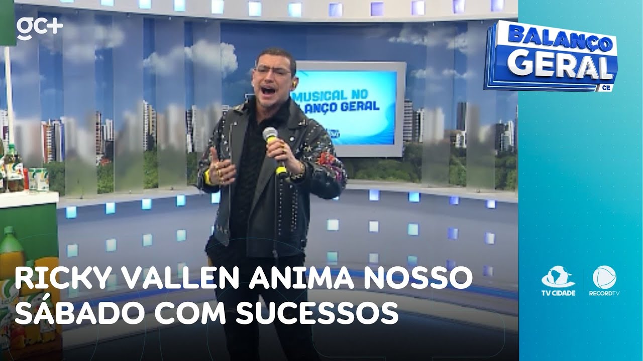 Ricky Vallen anima nosso sábado com grandes sucessos da música brasileira | Balanço Geral CE