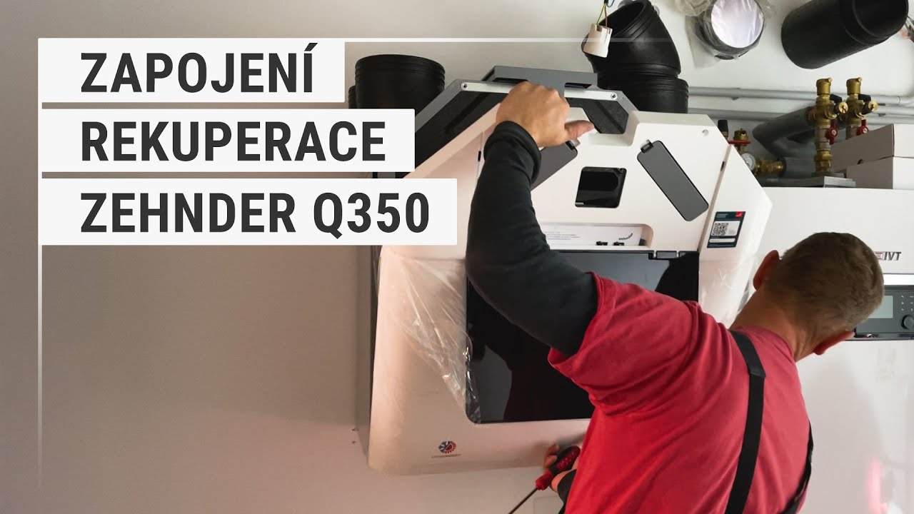 Instalace rekuperace Zehnder Q350 | #114 Stavba domu svépomocí