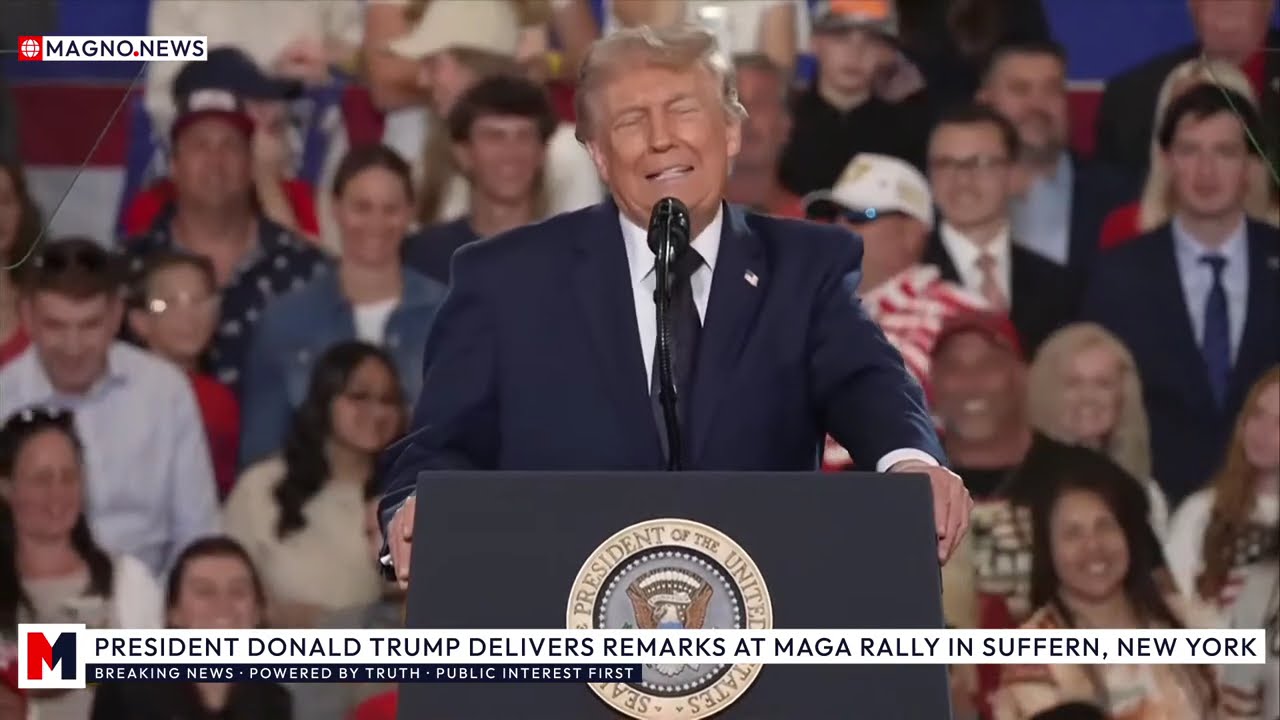 🇺🇸 President Trump Holds MAGA Rally in Suffern, New York, ahead of 2026 Midterm Election [LIVE]
