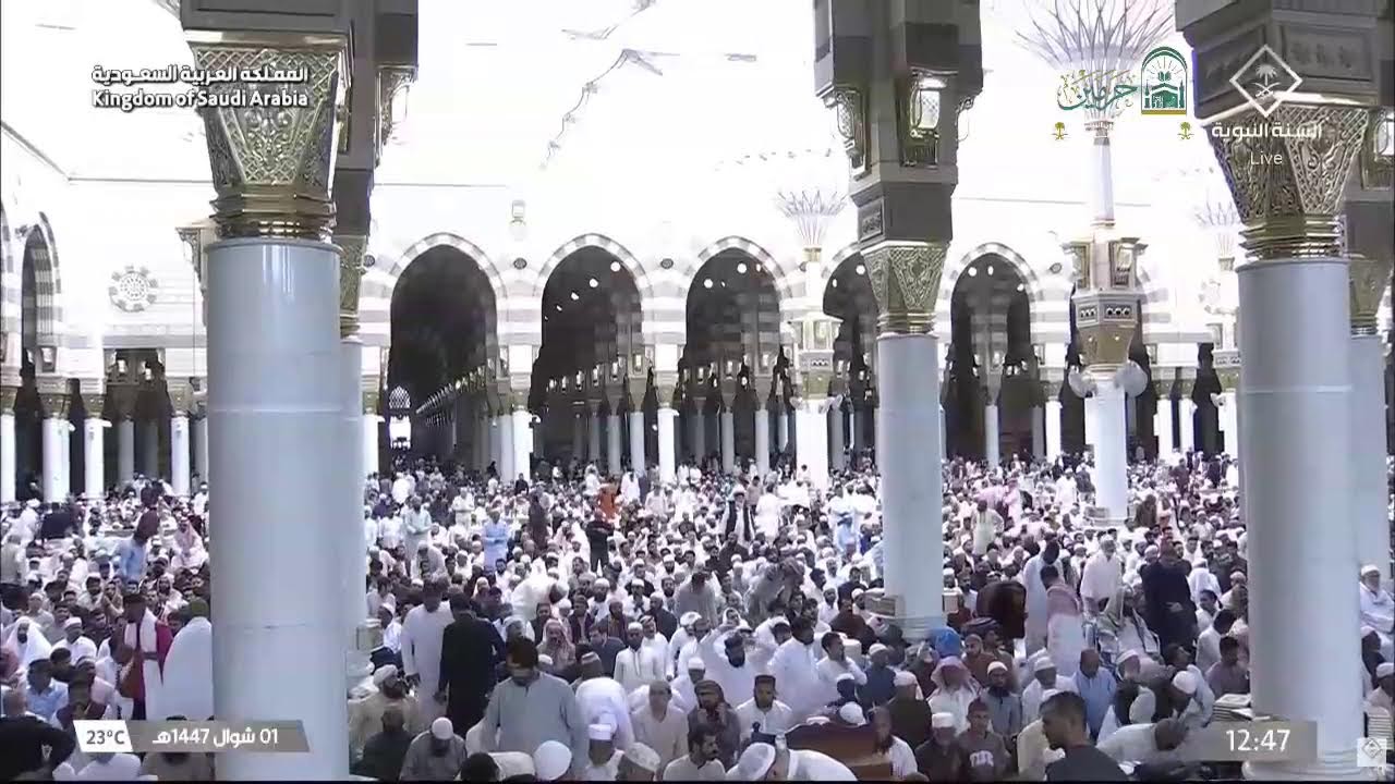 Послушайте перевод пятничной проповеди из Мечети Пророка. 01/10/1447