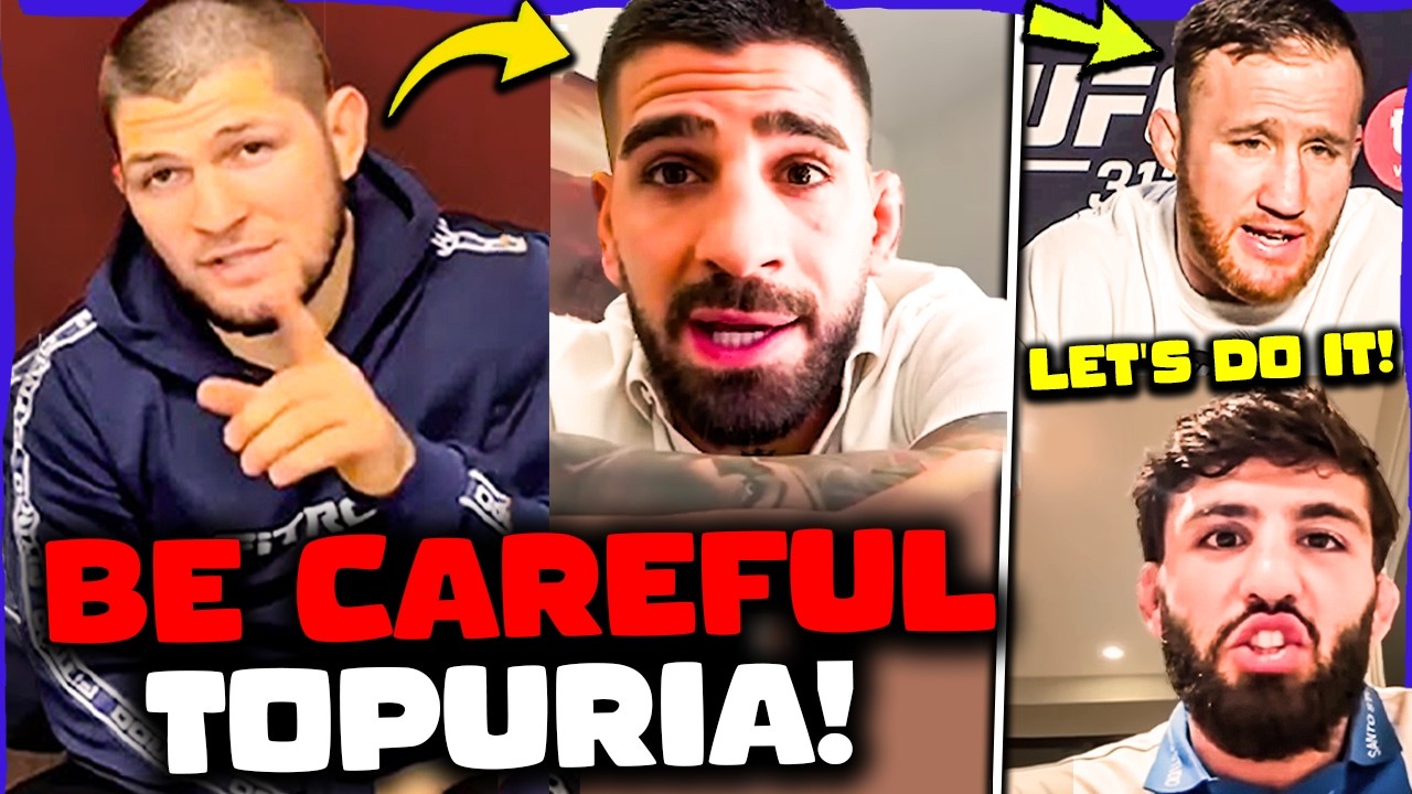 Khabib SENDS WARNING To Ilia Topuria After DISRESPECTFUL Comments on Islam, Gaethje vs Arman NEXT?