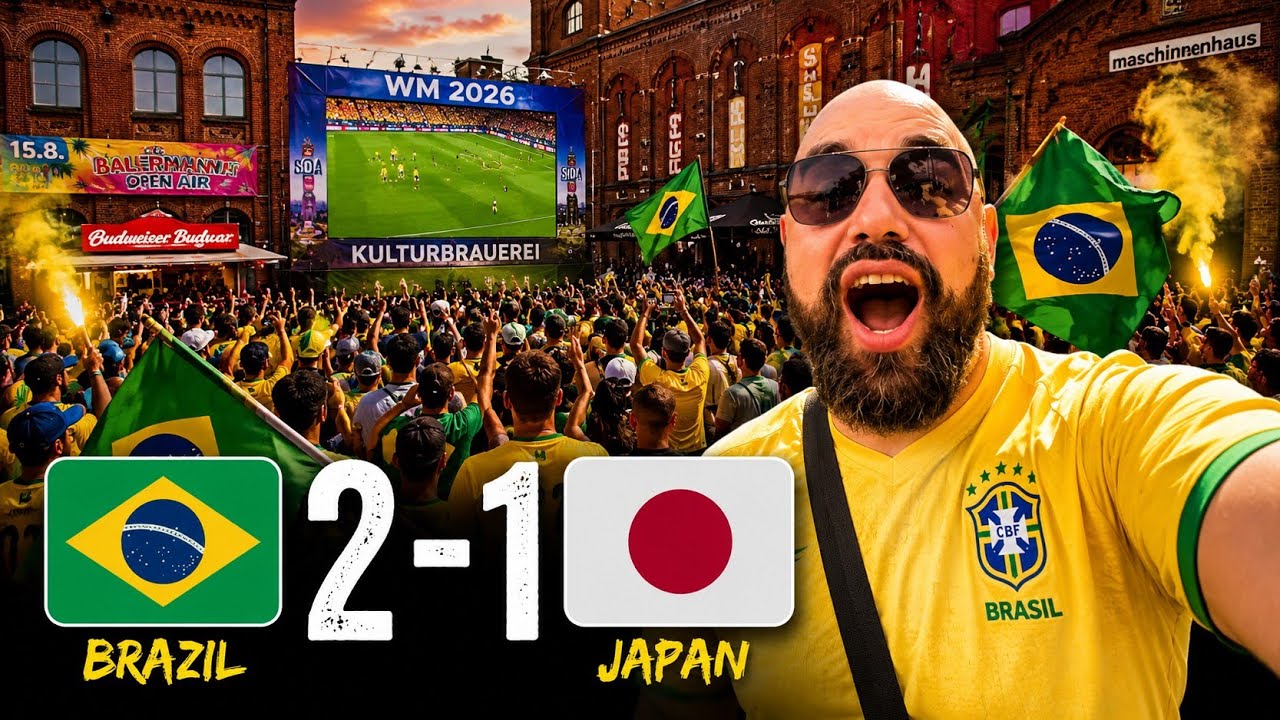 🇧🇷 Didn't Expect Brazil Fans To React Like THIS 😳 VIRADA! 🔥 Brasil 2-1 Jap&atilde;o 🇯🇵 | World Cup 2026 🏆