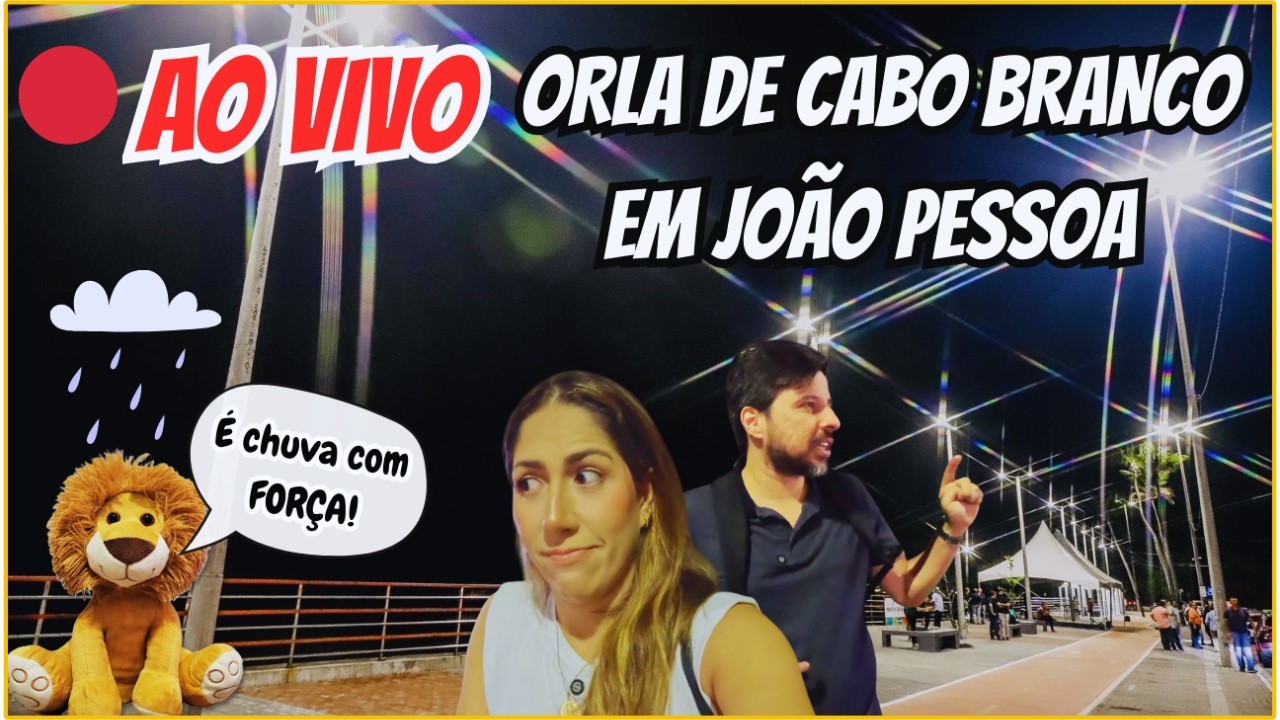 AO VIVO em João Pessoa 🌴 | Prévia de Carnaval e movimento após fortes chuvas