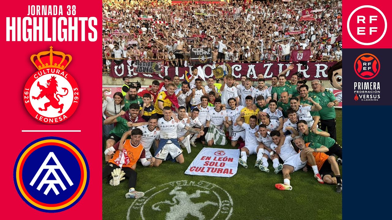 Resumen #PrimeraFederaci&oacute;n | CyD Leonesa 1-1 FC Andorra | Jornada 38 | Temporada 2024/25