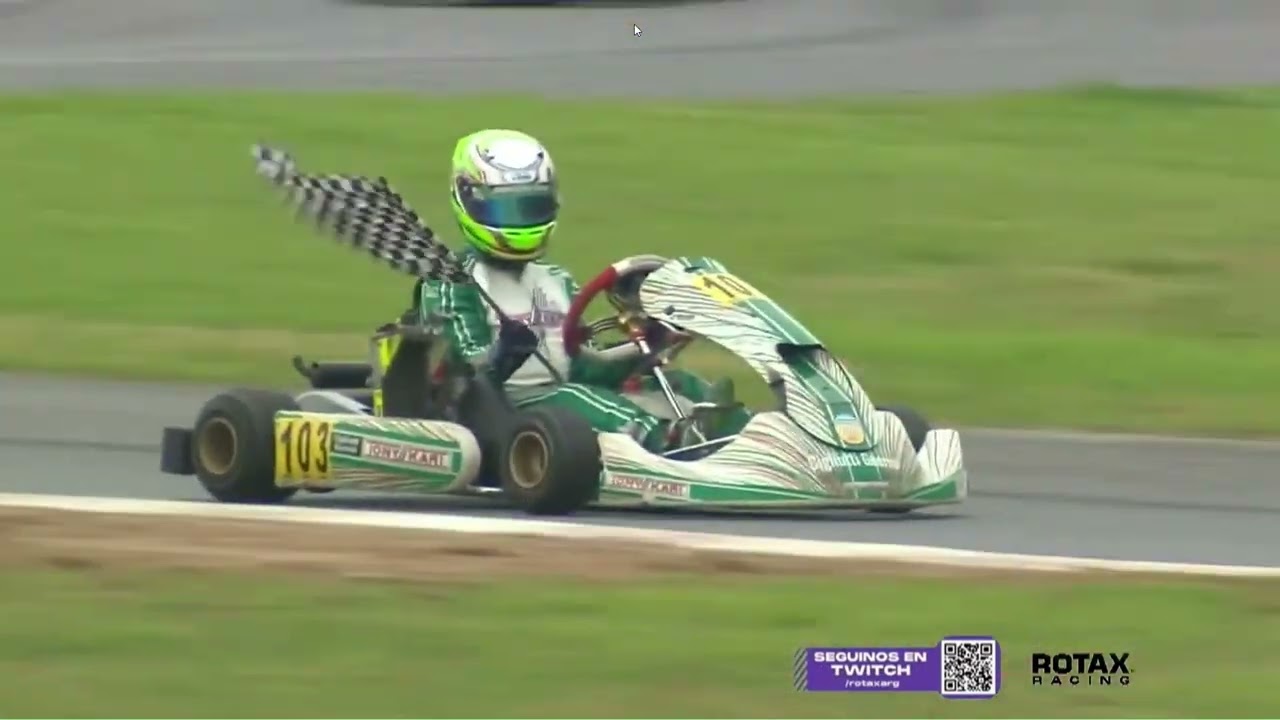 Victoria de Martin Saa: de ir 4° a ganar en la última curva - Rotax en Baradero