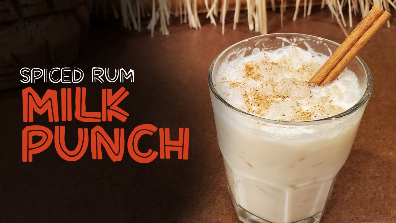 Spiced Rum Milk Punch - Drink Recipe