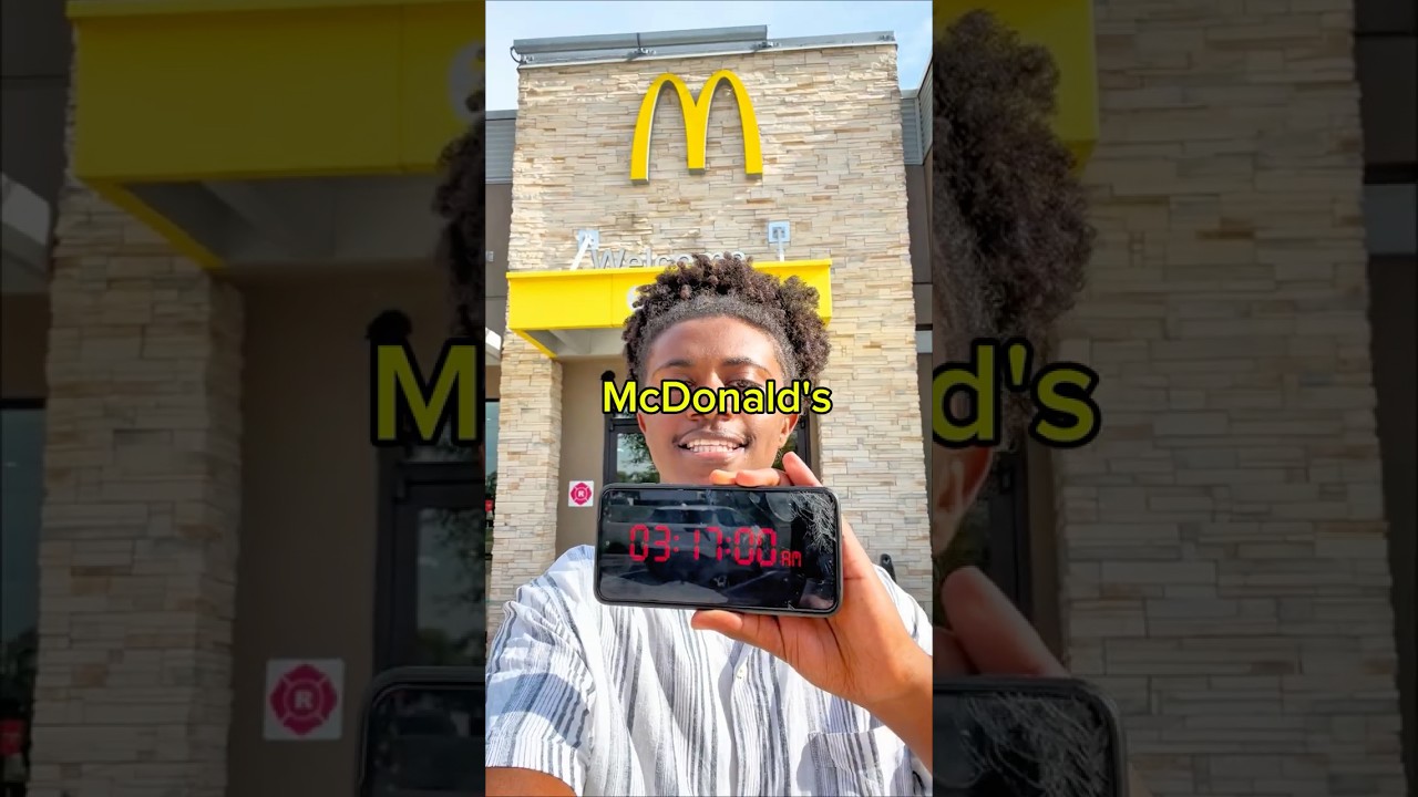 McDonald's в 3 часа ночи против 3 часов дня &mdash; что лучше?