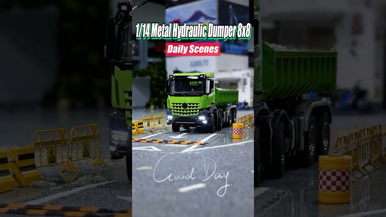 Savor the moment! 🕹️ Take control of the 1:14 G88 RC Hydraulic Dump Truck #rc #machine #model