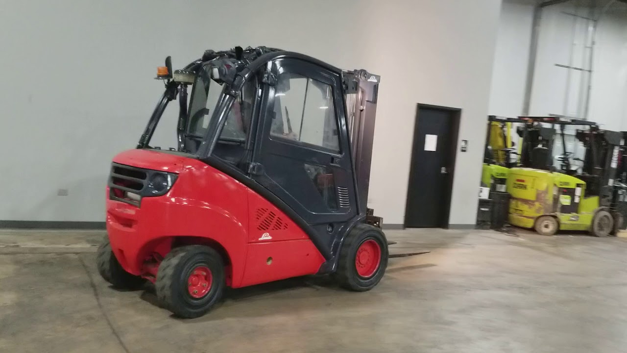 Linde H25D - Skid Pallet, Running and Operating
