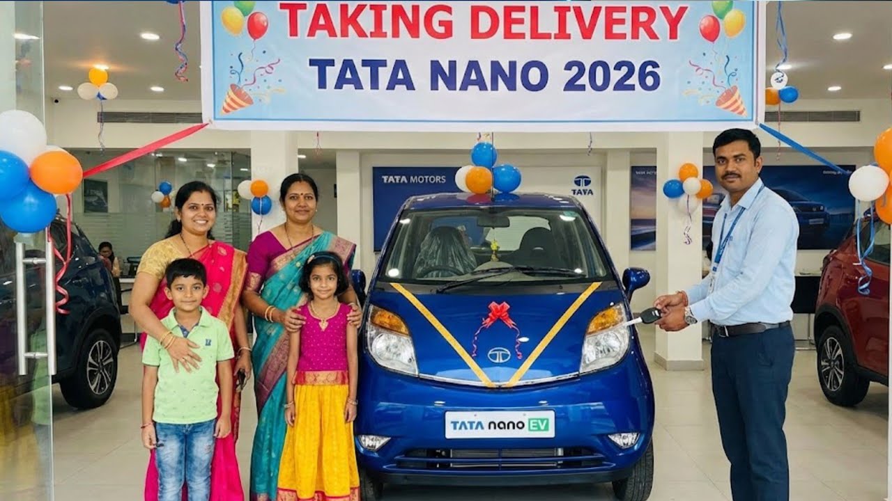 Запуск Tata Nano EV 2026! 🔥 Запас хода 300 км всего за 4,99 лакха рупий? Узнайте правду! 🚗⚡ #Nano...