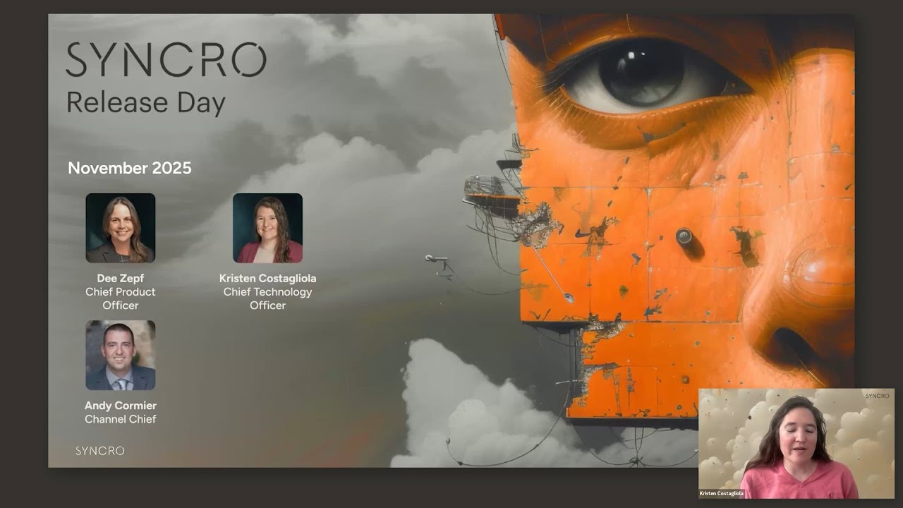 Syncro Release Webinar: November 2025