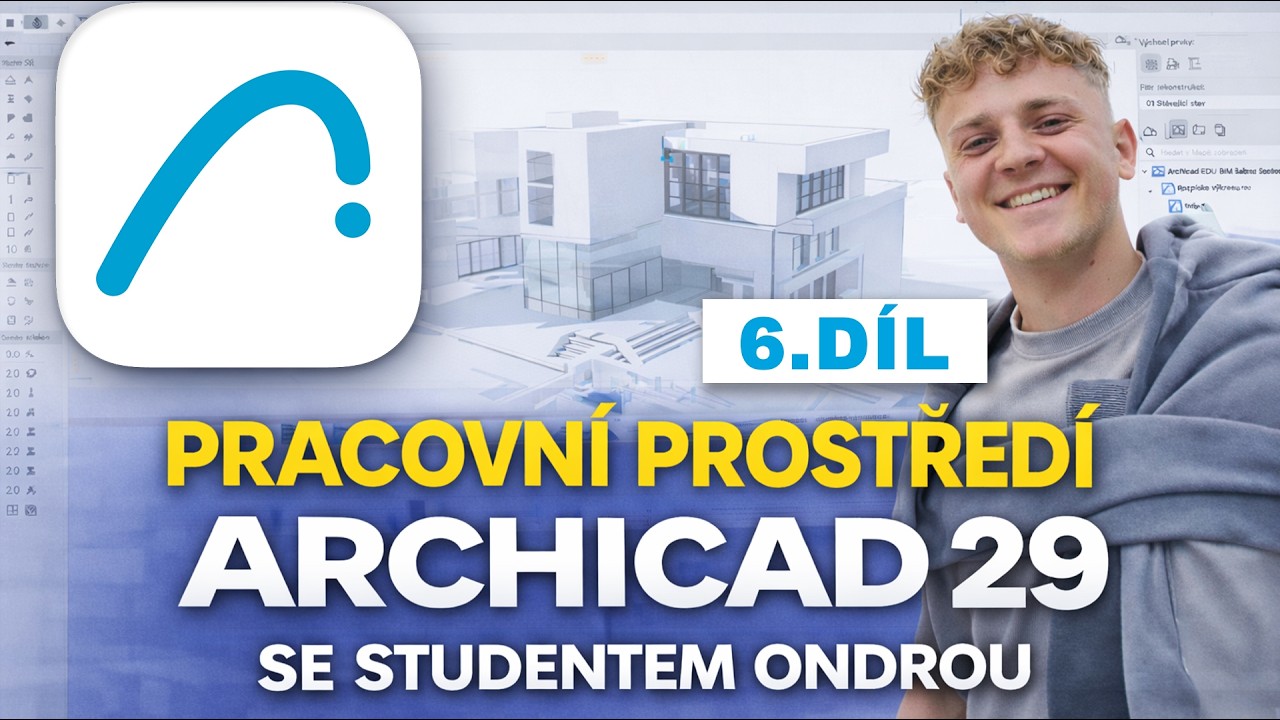 Archicad – Výkresy a legendy v EDU BIM šabloně: jak to nastavit správně