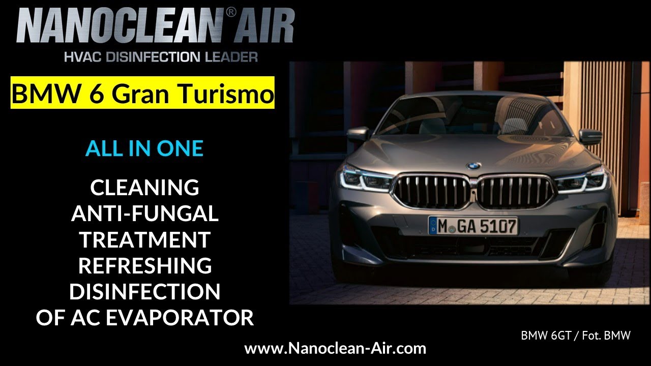 Instructions for cleaning, fumigation and disinfection of the BMW 6GT automotive air conditioning
