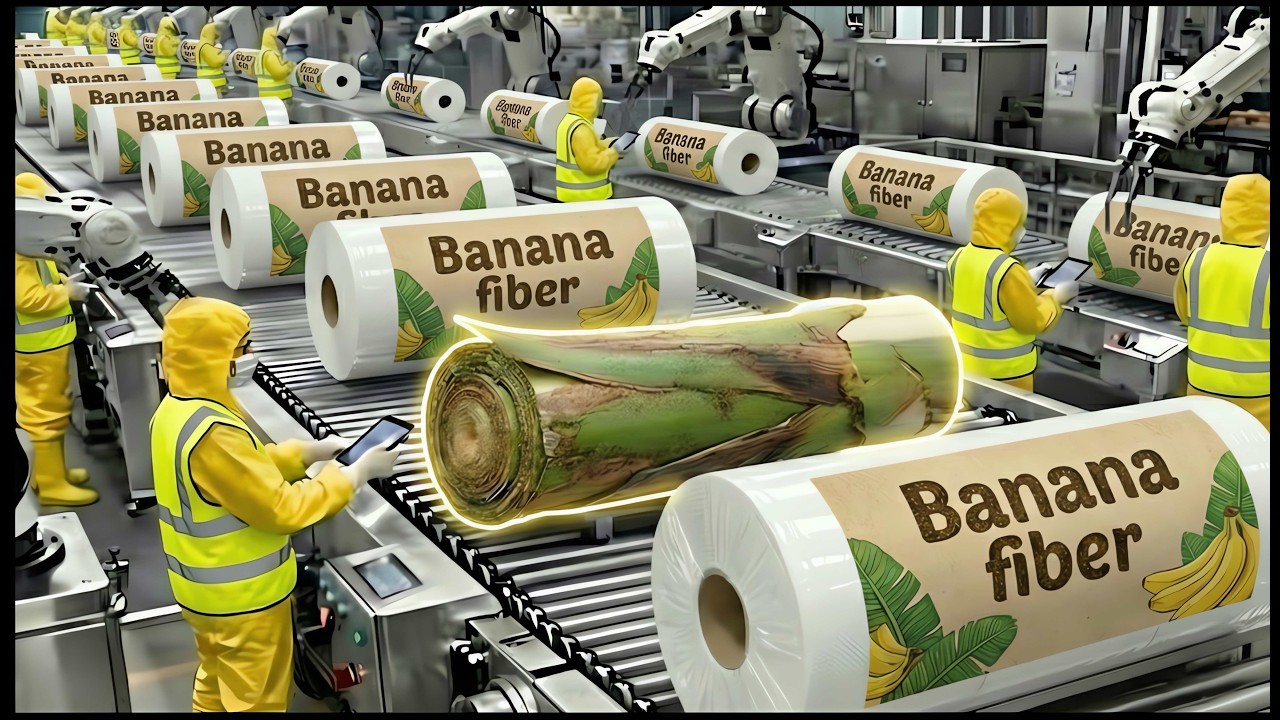 Inside the Eco-Factory: Banana Stems to Toilet paper and Food Boxes That Replace Plastic