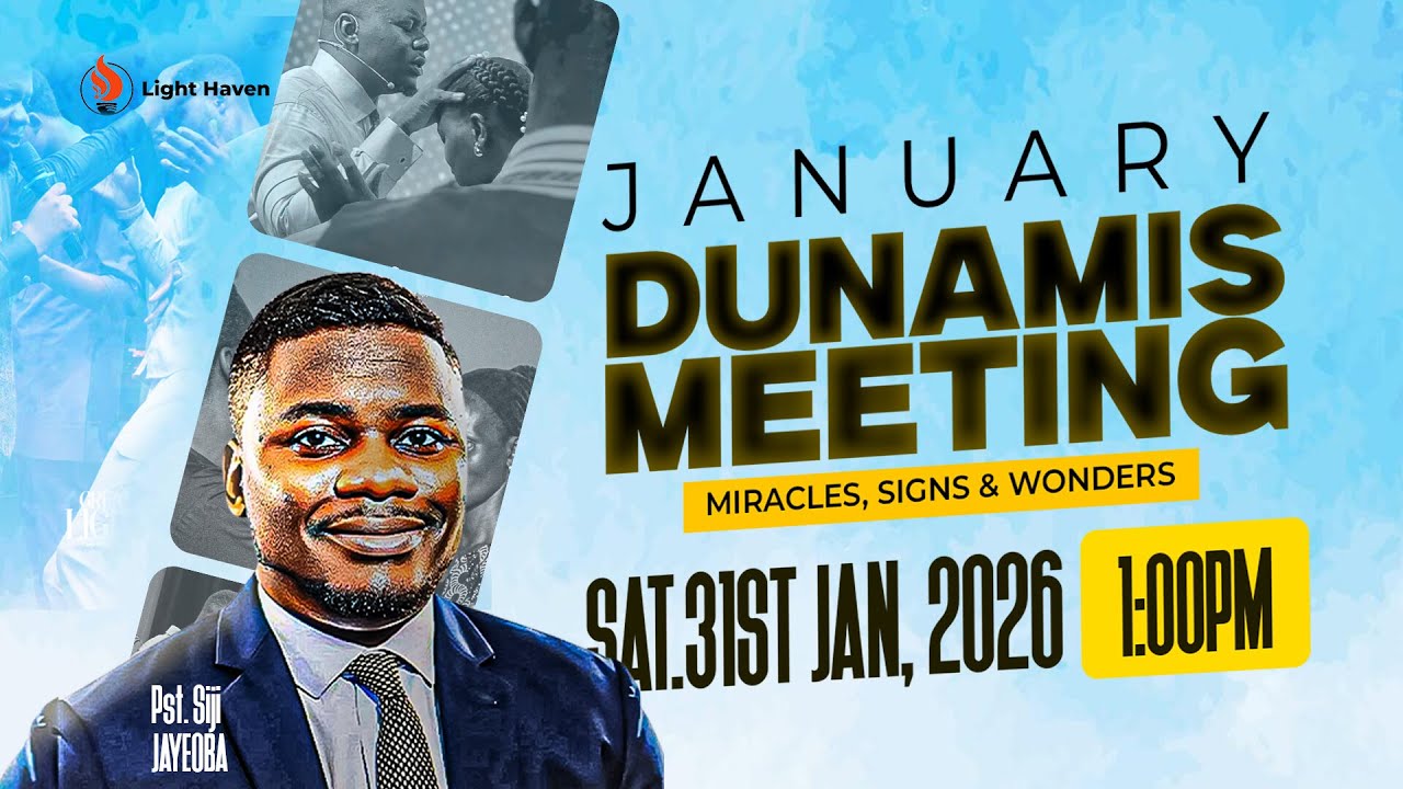 TLM | JANUARY DUNAMIS MEETING | PASTOR SIJI JAYEOBA | 31/01/2026