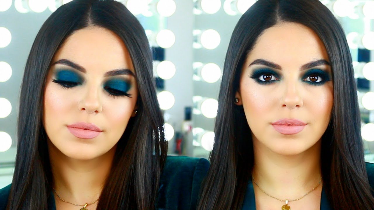 MAQUILLAJE DE FIESTA EN MINUTOS | Navy Blue Smokey Eyes | Ojos Ahumados Azul Marino