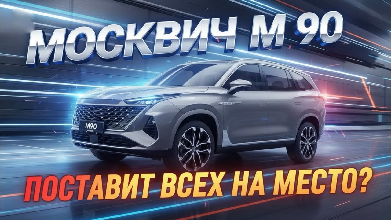 Новый МОСКВИЧ М90. Такого НЕ ОЖИДАЛИ /2026 / обзор