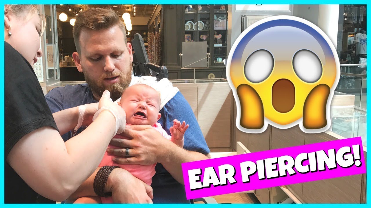 BABY GEMMA GETS HER EARS PIERCED!